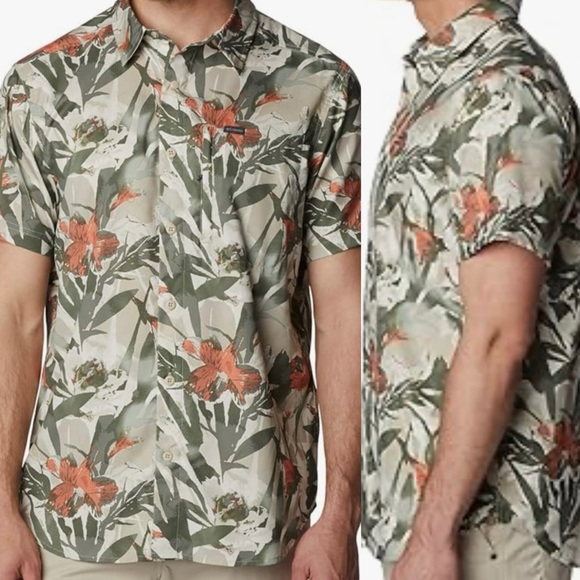 Columbia Men's Silver Ridge Utility Lite, Ancient Fossil Floriculture, 4X Big - Picture 5 of 16